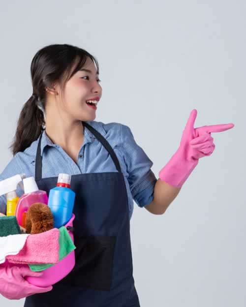 profesional de limpieza